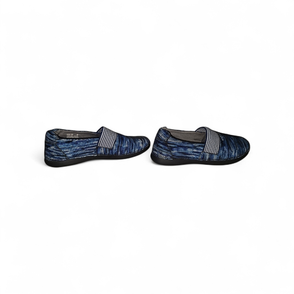Alegria Women's Glee Slip-on Shoes Wavy Navy Color Size 38 - Picture 3 of 7